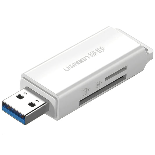 Čítačka kariet USB 3.0 UGREEN CM104, SD - microSD, biela