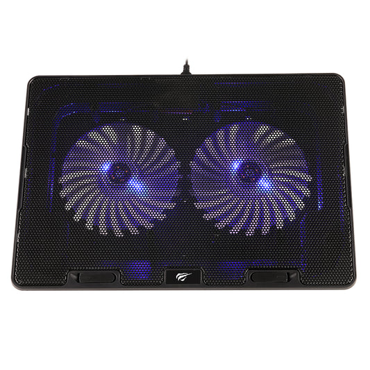 Chladič HAVIT F2083 pre laptop 9inch - 17inch, čierny