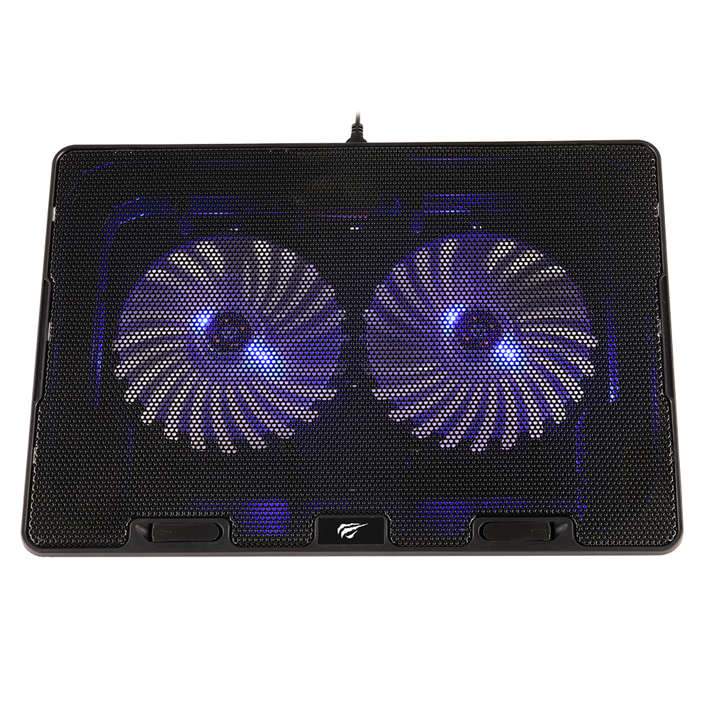 Chladič HAVIT F2083 pre laptop 9inch - 17inch, čierny