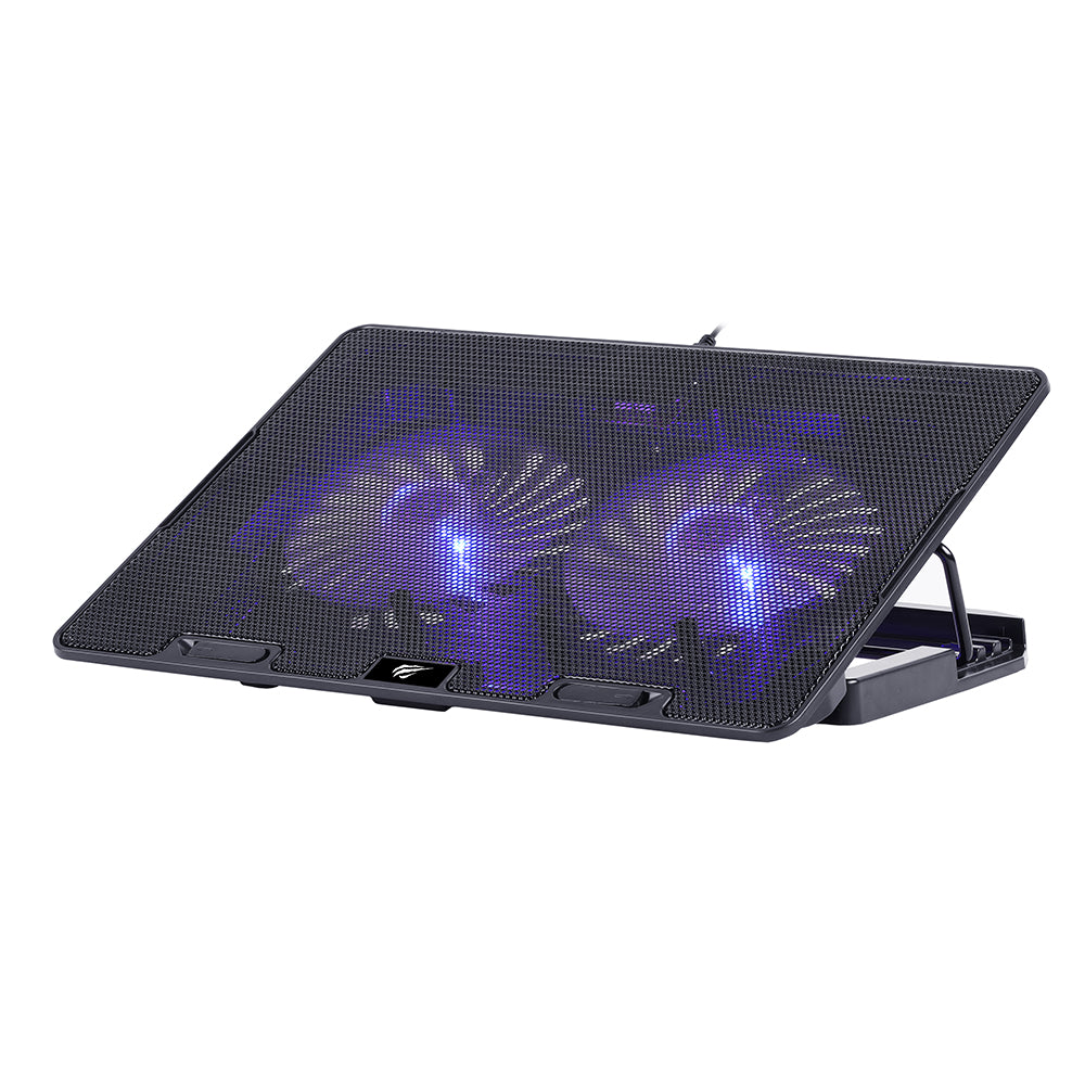 Chladič HAVIT F2083 pre laptop 9inch - 17inch, čierny