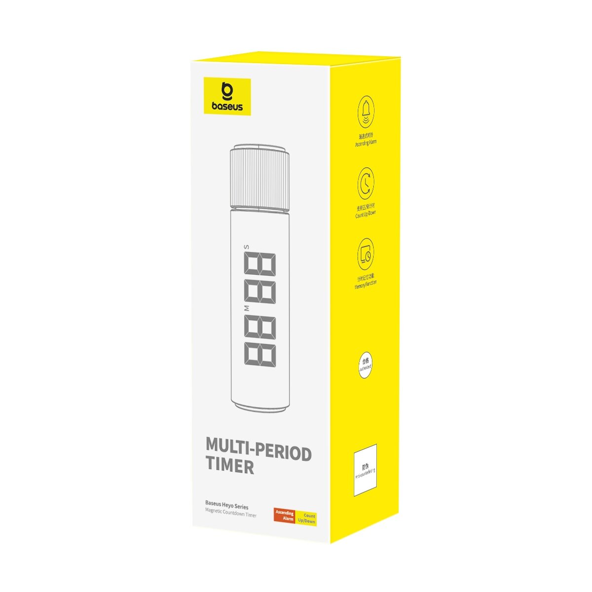 Časovač Baseus Heyo, Čierny L60448003111-00