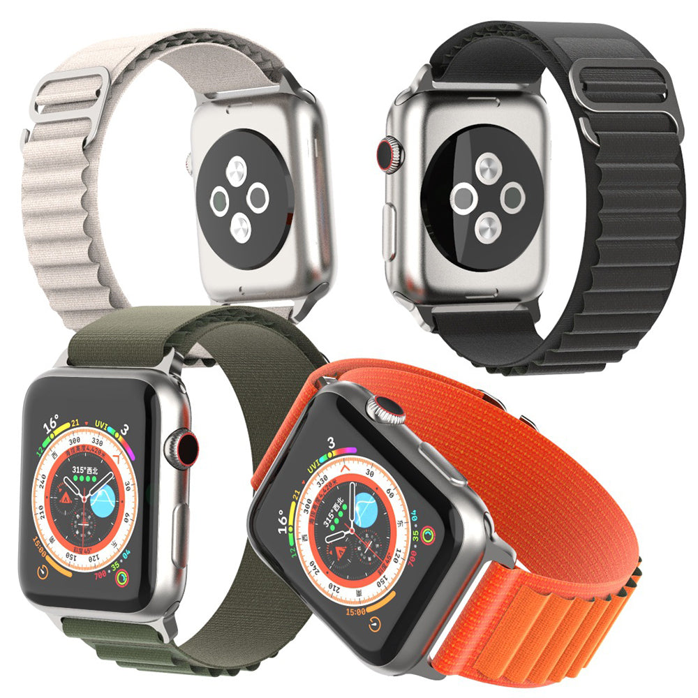 Pánsky remienok Techsuit W037 pre Apple Watch 42mm / 41mm / 40mm / 38mm Series, Oranžový