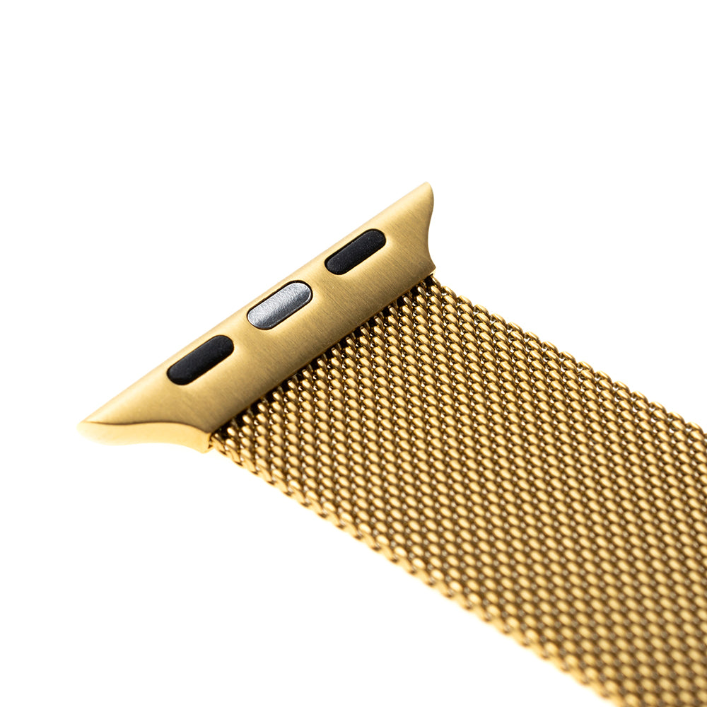 Fixed Mesh remienok pre Apple Watch 42mm / 41mm / 40mm / 38mm Series, Zlatý