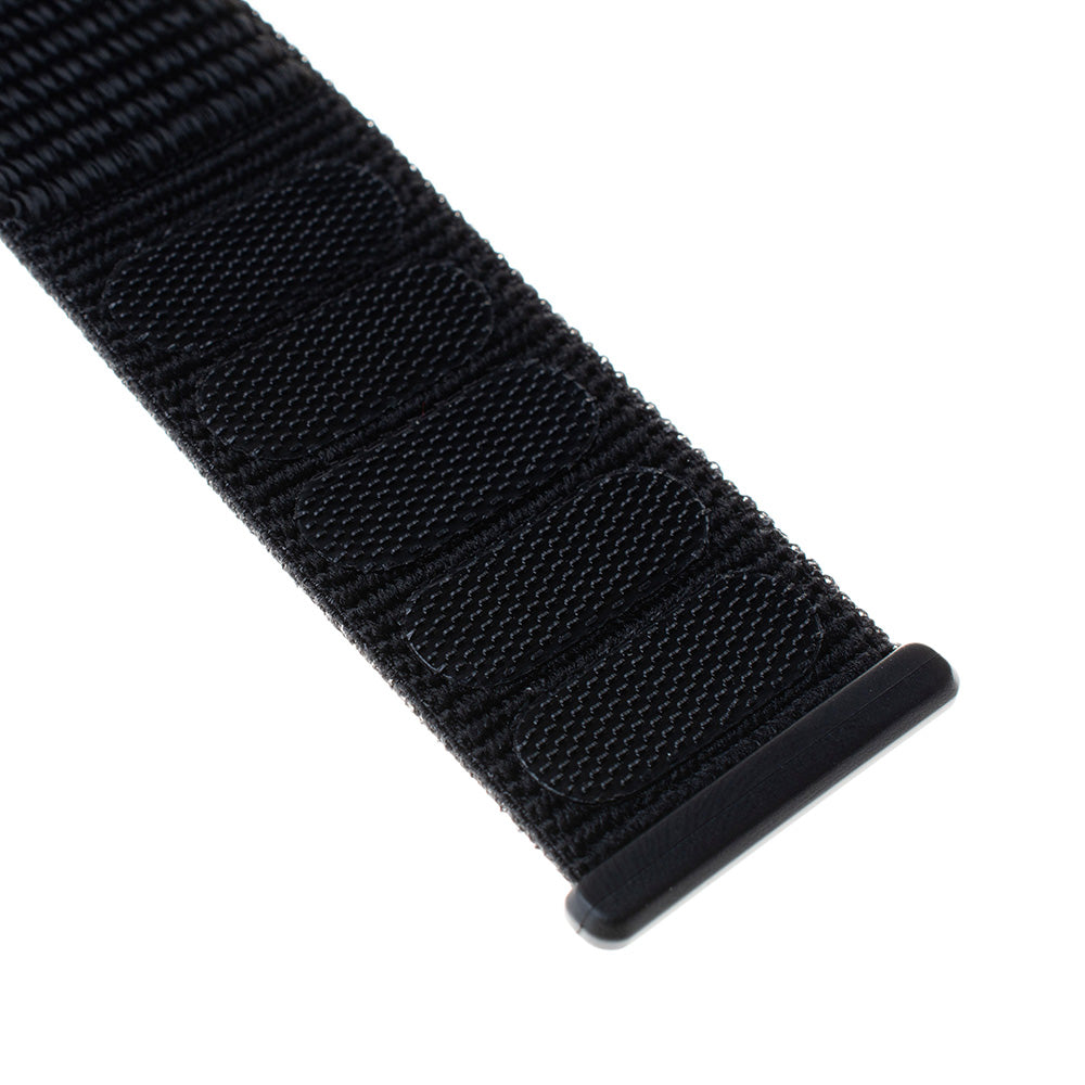 Fixed Nylon remienok pre Apple Watch 49mm / 46mm / 45mm / 44mm / 42mm Series, Čierny