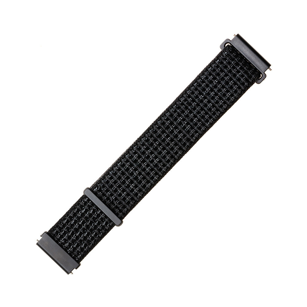 Fixed Nylon remienok pre Huawei Watch / Xiaomi Watch Series, 22mm, Matná Čierna