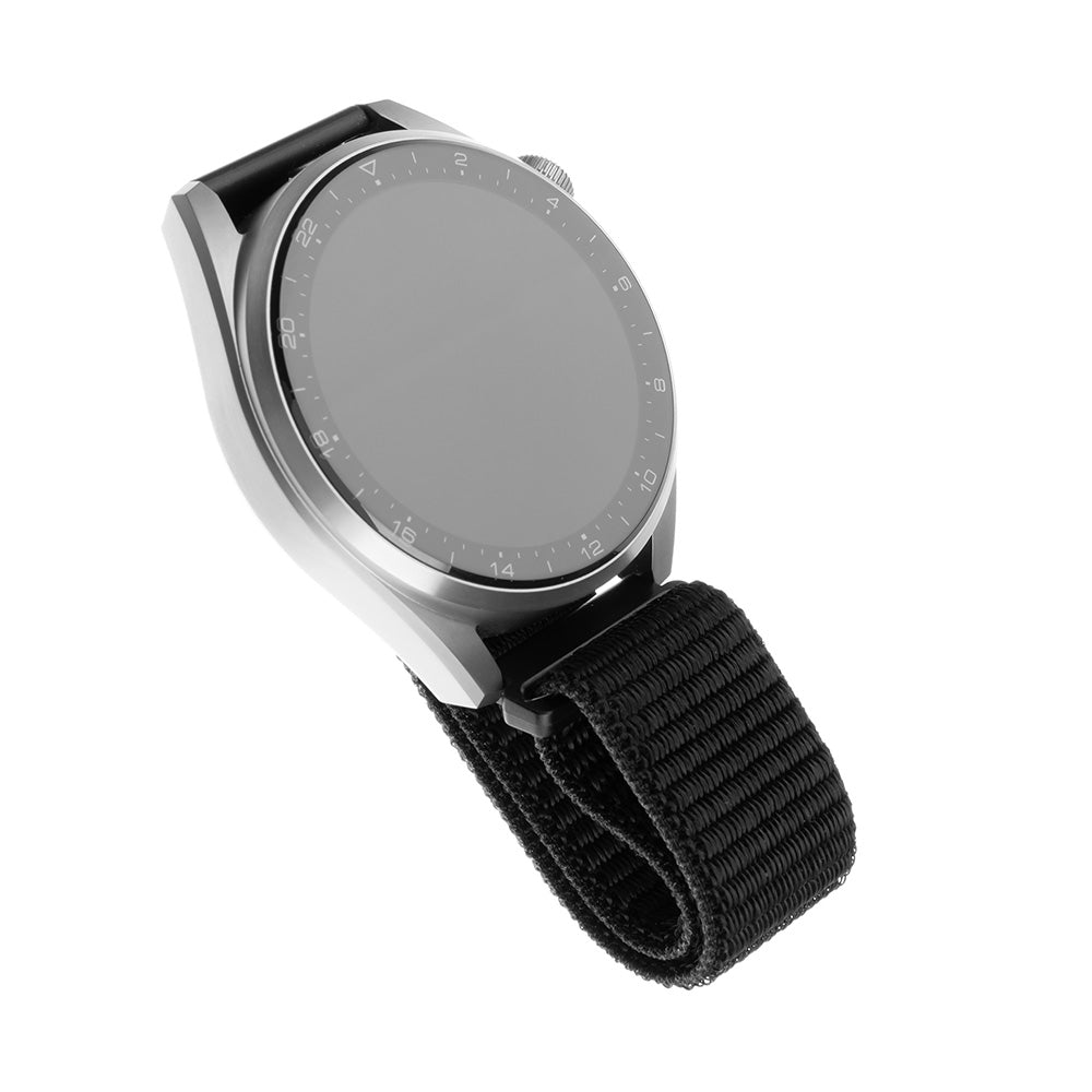 Fixed Nylon remienok pre Samsung Galaxy Watch / Huawei Watch Series, 20mm, Čierny