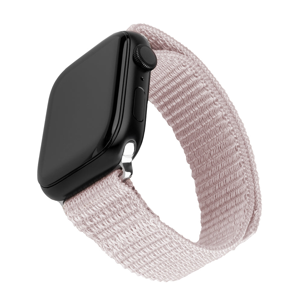 Športový nylonový remienok Fixed pre Apple Watch 49mm / 46mm / 45mm / 44mm / 42mm Series, Ružové Zlato