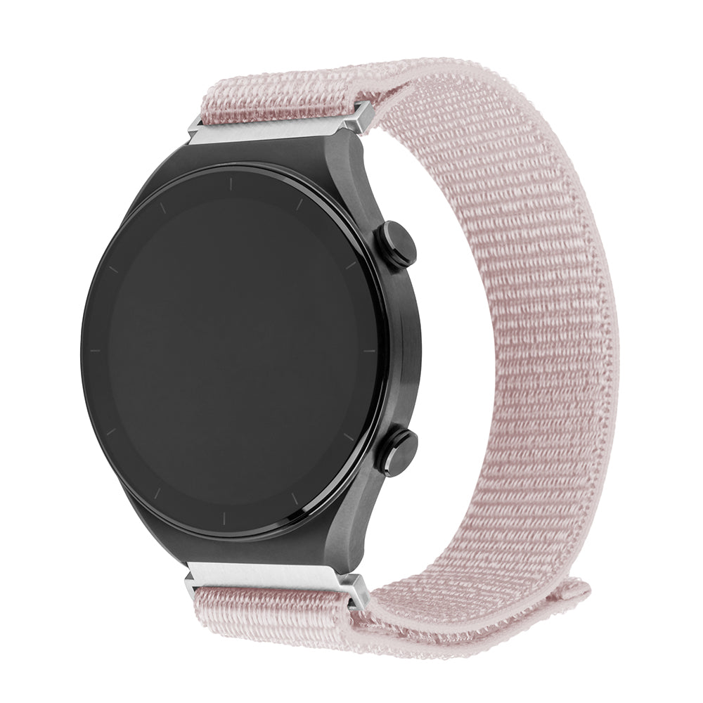 Fixed Nylon Sporty remienok pre Huawei Watch / Xiaomi Watch Series, 22mm, Ružové Zlato