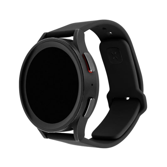 Fixed Silicone Sporty remienok pre Samsung Galaxy Watch / Huawei Watch Series, 20mm, Čierny