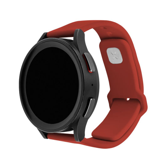Fixed Silicone Sporty remienok pre Samsung Galaxy Watch / Huawei Watch Series, 20mm, Ružový
