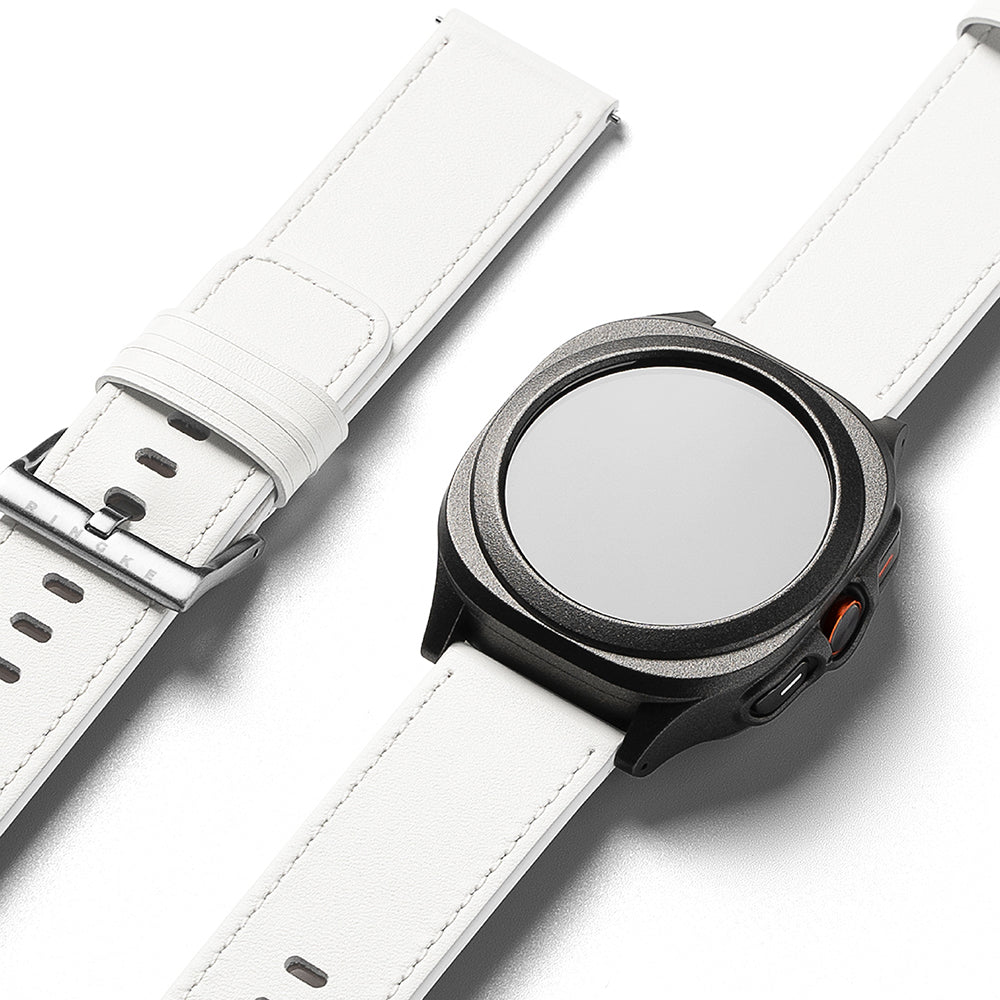 Remienok Ringke One Basic Bold pre Fossil Watch / Mobvoi Watch / Suunto Watch Series, 24mm, Biela
