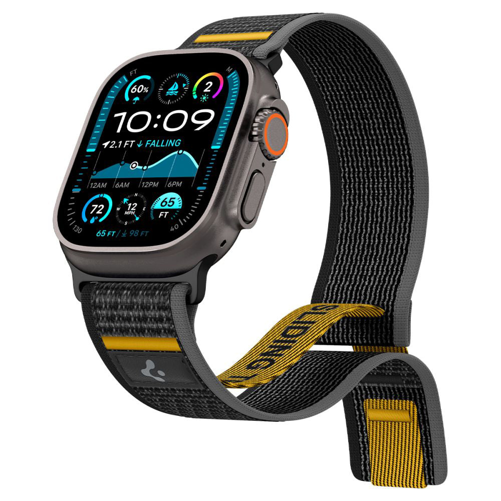 Remienok Spigen Athlex Air pre Apple Watch 49mm / 46mm / 45mm / 44mm Series, Čierny AMP09033