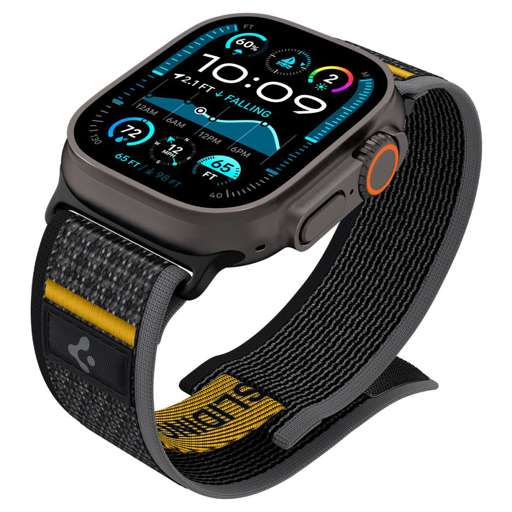 Remienok Spigen Athlex Air pre Apple Watch 49mm / 46mm / 45mm / 44mm Series, Čierny AMP09033