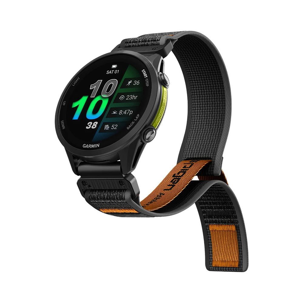 Remienok Spigen Athlex Air pre Garmin Watch Fenix / Forerunner / Approach Series, 22mm, čierno-oranžový AMP11426