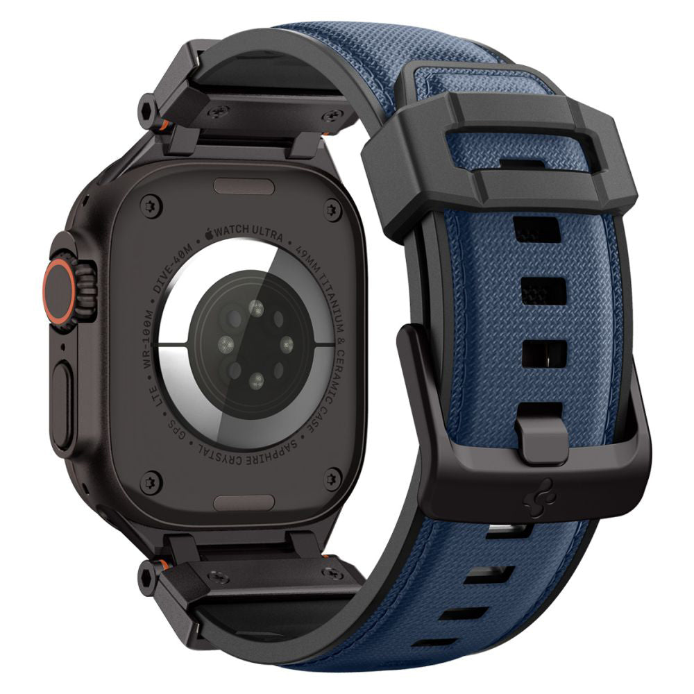 Spigen DuraPro Armor Strap for Apple Watch 49mm / 46mm / 45mm / 44mm / 42mm Series, Navy Blue AMP09103