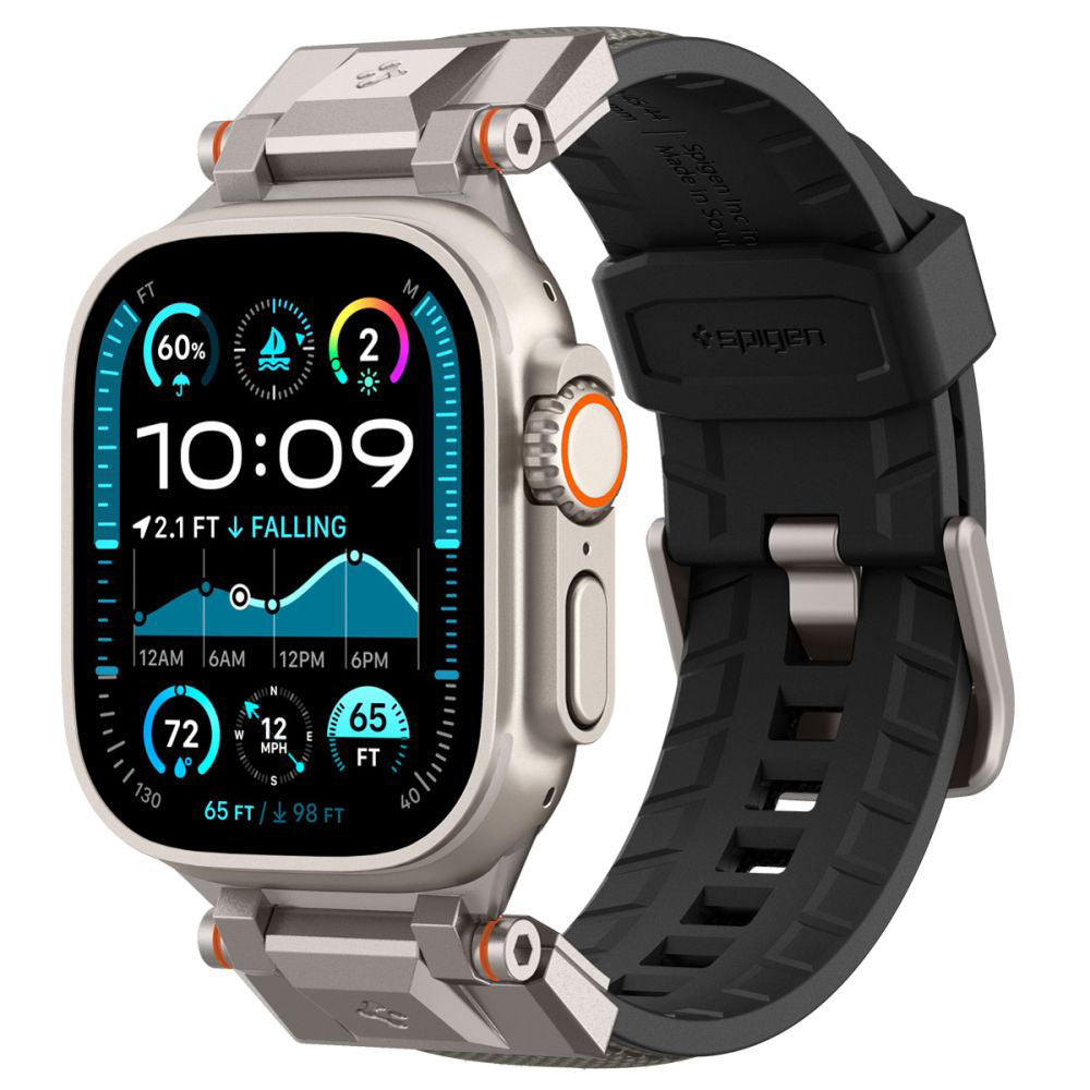 Spigen DuraPro Armor Strap for Apple Watch 49mm / 46mm / 45mm / 44mm / 42mm Series, Gray