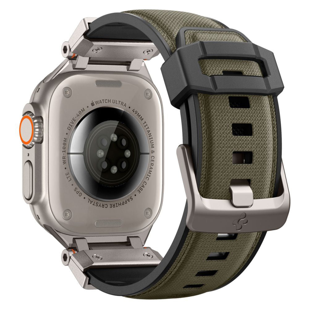 Spigen DuraPro Armor remienok pre Apple Watch 49mm / 46mm / 45mm / 44mm / 42mm Series, Zelený AMP09102
