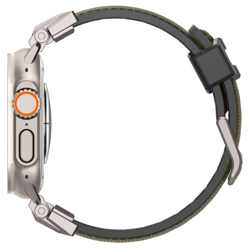 Spigen DuraPro Armor remienok pre Apple Watch 49mm / 46mm / 45mm / 44mm / 42mm Series, Zelený AMP09102
