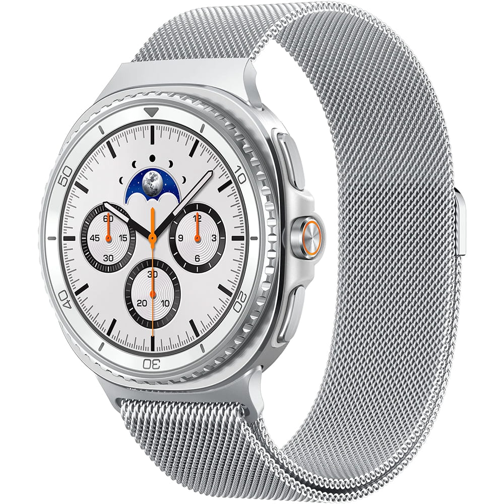 Remienok Spigen Metal Fit pre Samsung Galaxy Watch9 / Watch8 / Watch8 Classic Series, Strieborný AMP10121