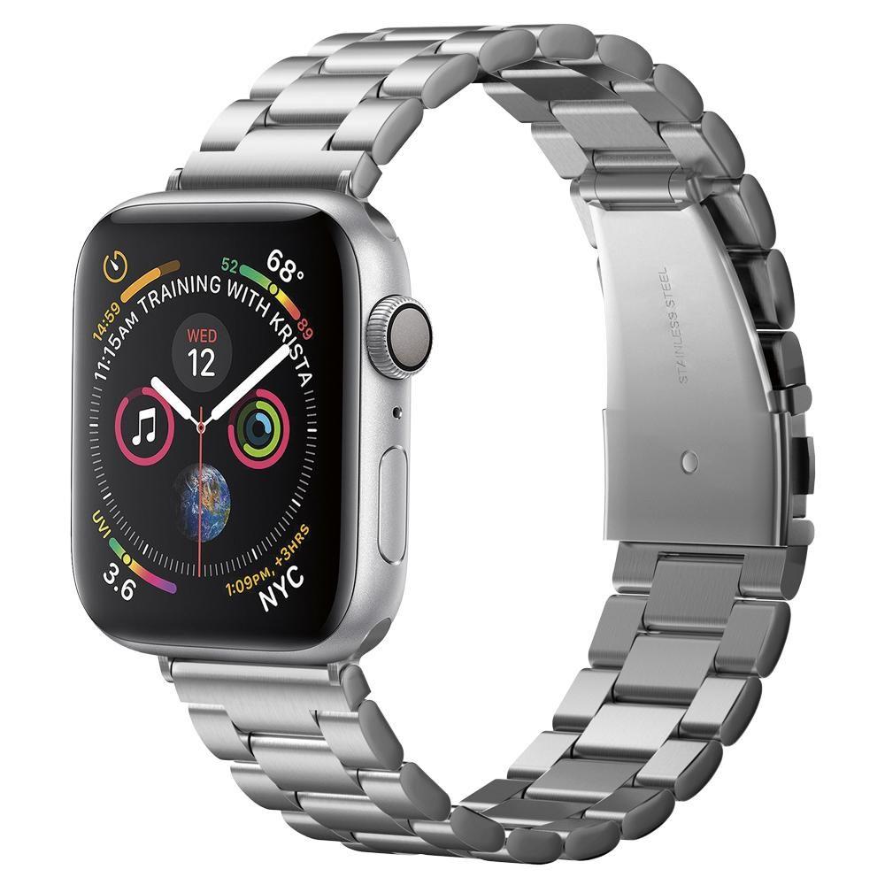 Remienok Spigen Modern Fit pre Apple Watch 49mm / 46mm / 45mm / 44mm / 42mm Series, Strieborný 062MP25404