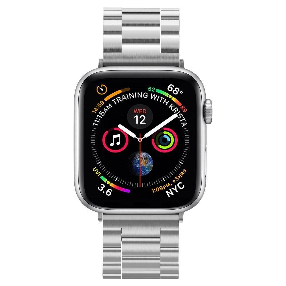 Remienok Spigen Modern Fit pre Apple Watch 49mm / 46mm / 45mm / 44mm / 42mm Series, Strieborný 062MP25404