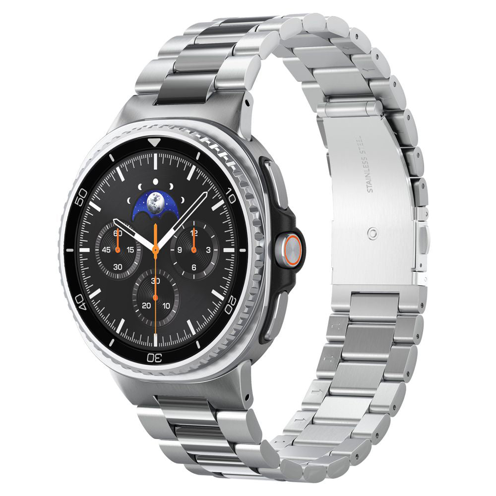 Remienok Spigen Modern Fit pre Samsung Galaxy Watch8 / Watch8 Classic Series, Strieborný AMP10120
