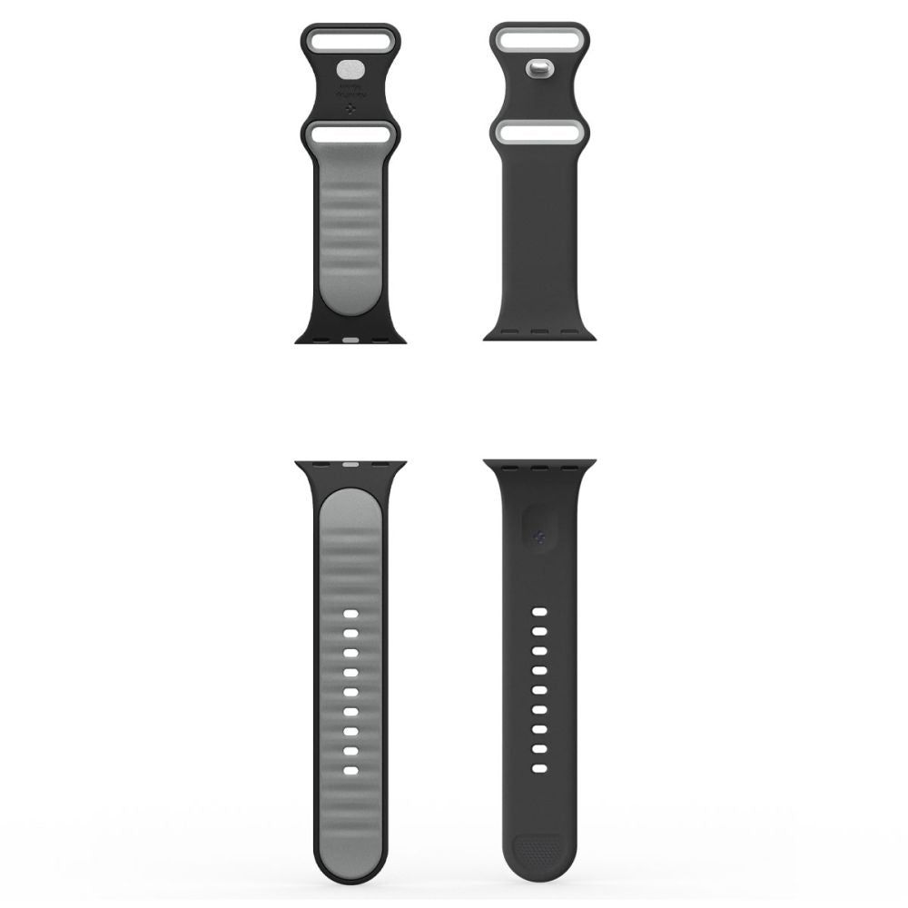 Remienok Spigen Nano Pop pre Apple Watch 49mm / 46mm / 45mm / 44mm / 42mm Series, Čierny AMP09321