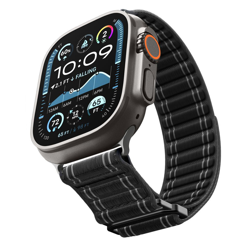 Remienok Spigen WBF0 pre Apple Watch 49mm / 46mm / 45mm / 44mm Series, Čierny AMP10141