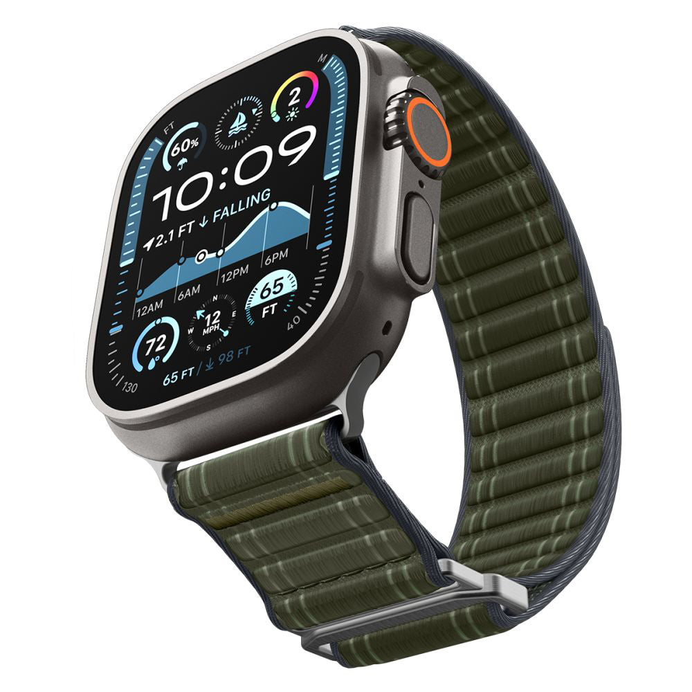 Remienok Spigen WBF0 pre Apple Watch 49mm / 46mm / 45mm / 44mm Series, Zelený AMP10142