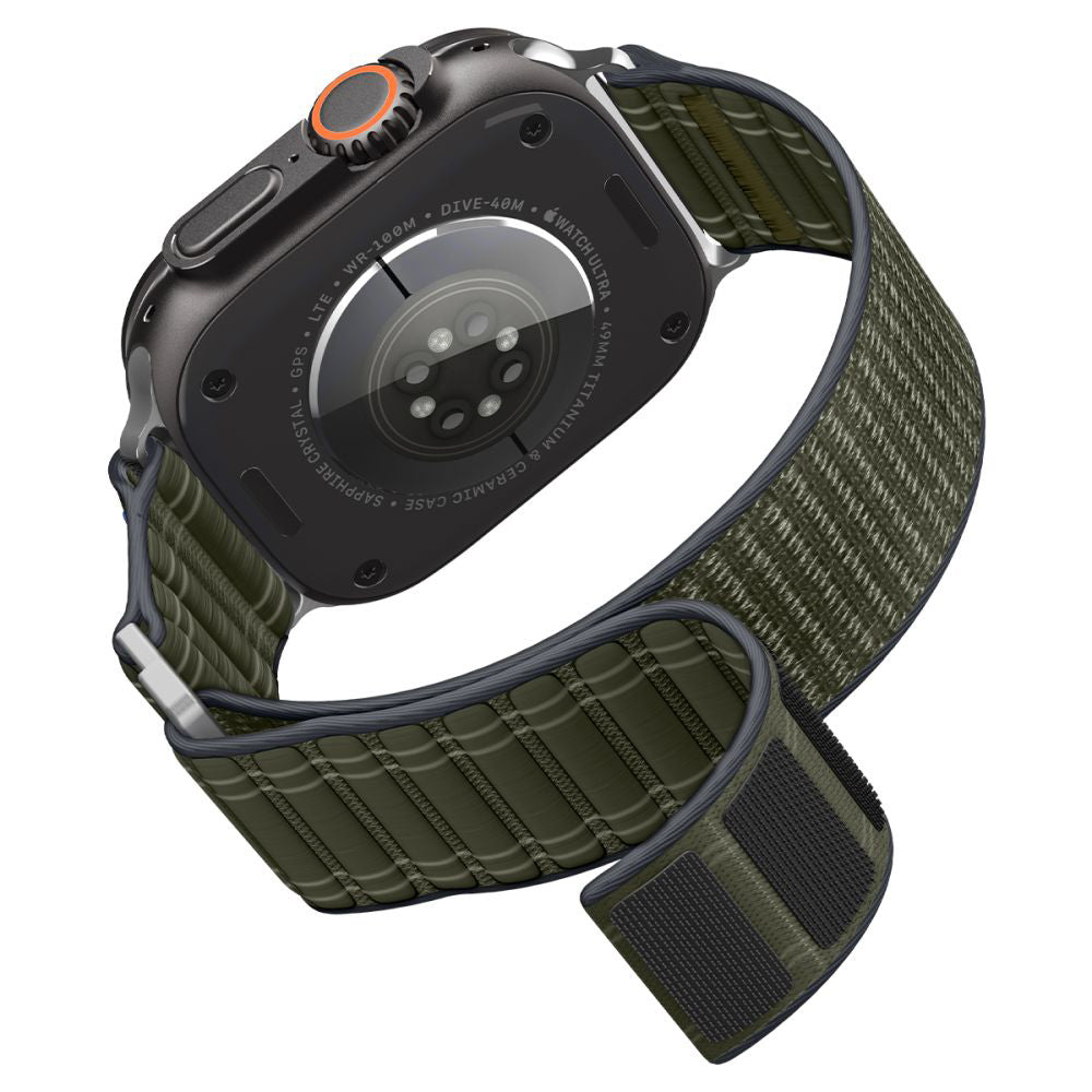 Remienok Spigen WBF0 pre Apple Watch 49mm / 46mm / 45mm / 44mm Series, Zelený AMP10142