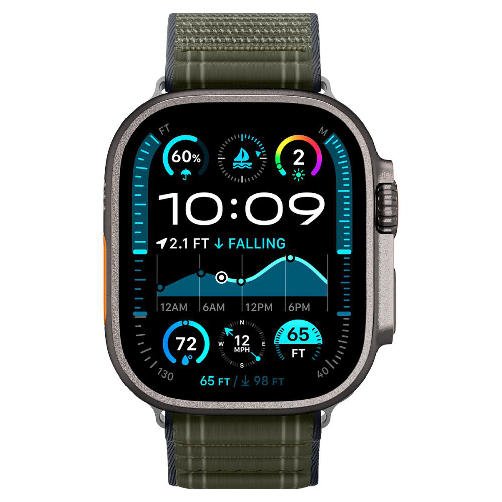 Remienok Spigen WBF0 pre Apple Watch 49mm / 46mm / 45mm / 44mm Series, Zelený AMP10142