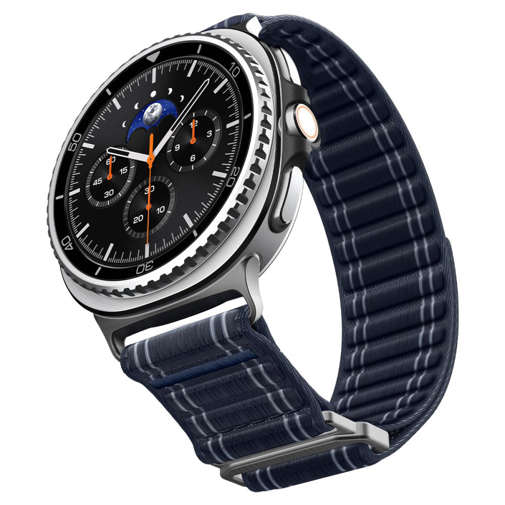Remienok Spigen WBF0 pre Samsung Galaxy Watch8 / Watch8 Classic Series, tmavomodrý AMP10155