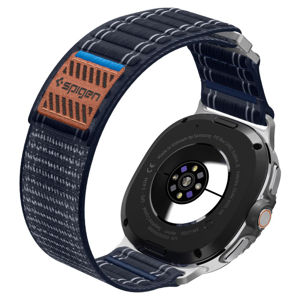 Remienok Spigen WBF0 pre Samsung Galaxy Watch8 / Watch8 Classic Series, tmavomodrý AMP10155