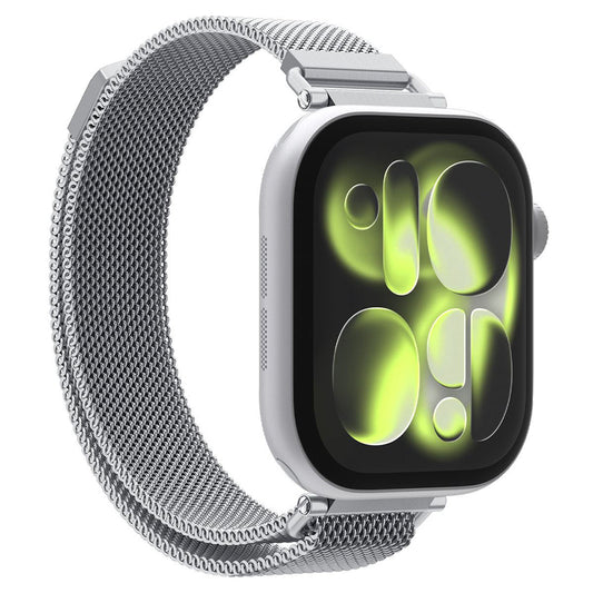 Remienok Spigen WBM4 pre Apple Watch 42mm / 41mm / 40mm Series, Strieborný AMP10498