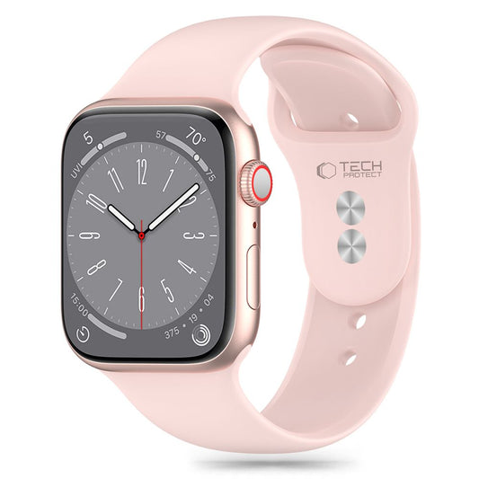 Tech-Protect Silikónový remienok pre Apple Watch radu 41 mm / 40 mm / 38 mm, ružový