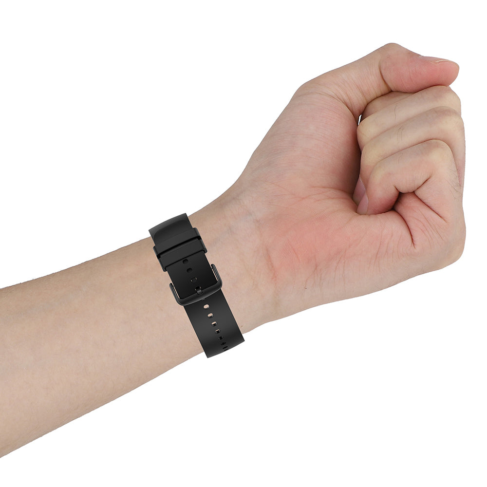 Techsuit W001 remienok pre Samsung Galaxy Watch / Huawei Watch Series, čierny