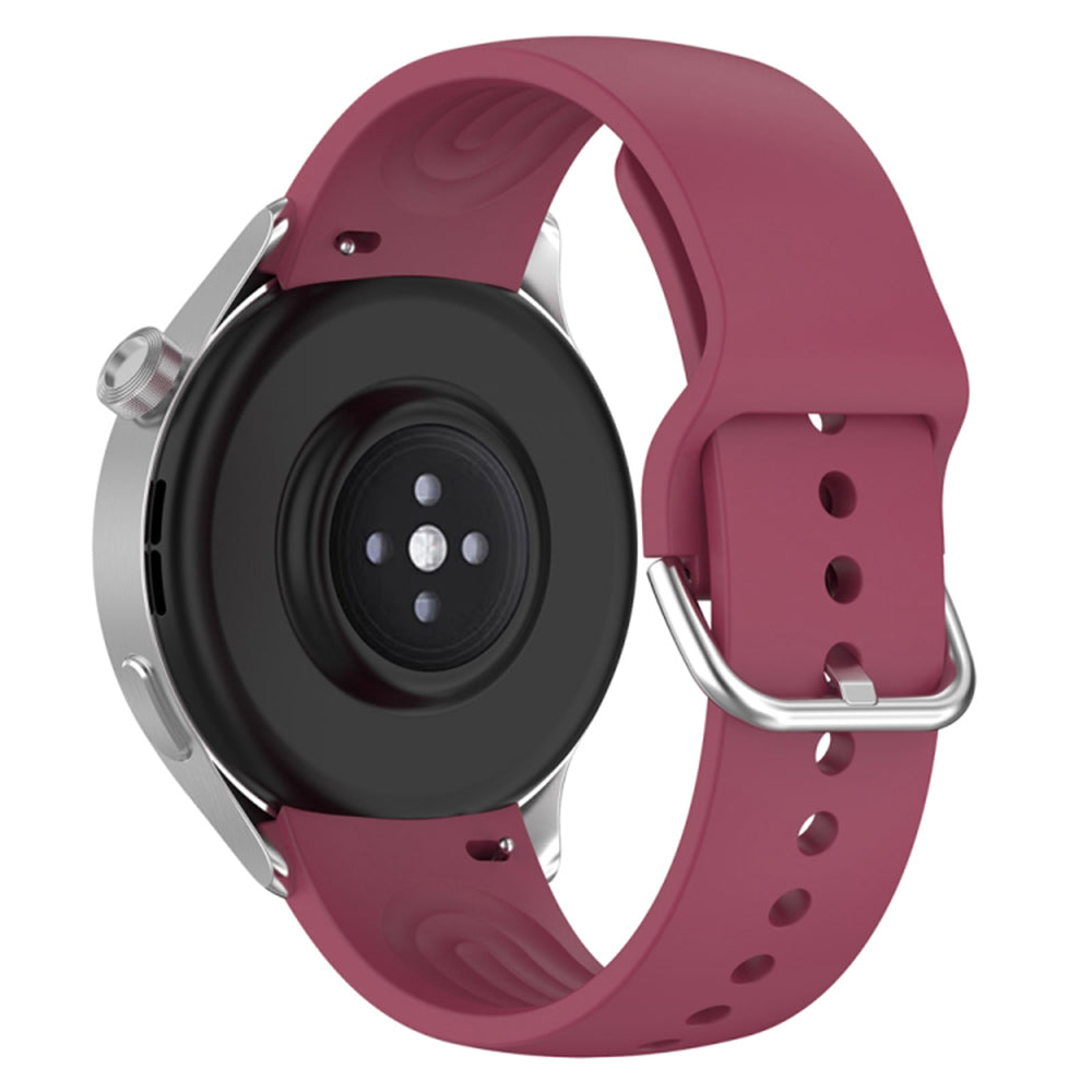 Techsuit W003 remienok pre Huawei Watch / Xiaomi Watch Series, 22mm, Tmavočervená