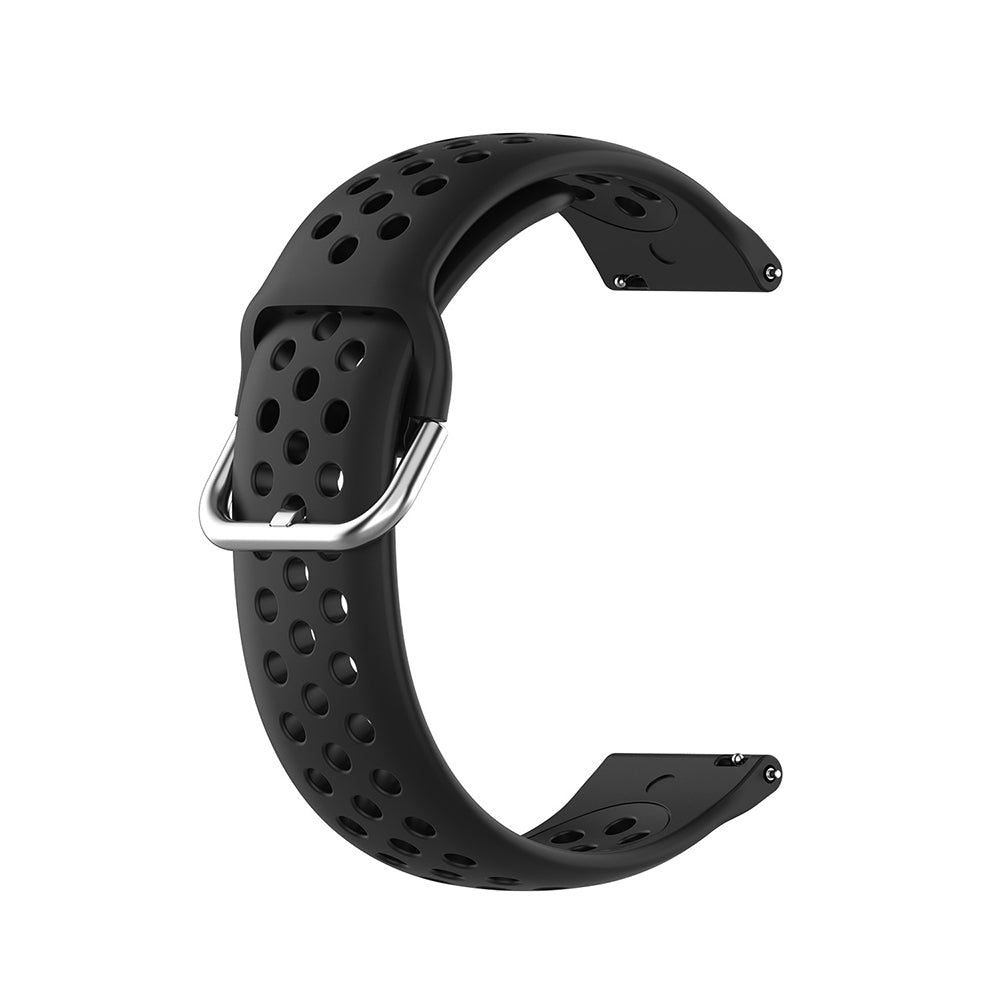 Techsuit W004 remienok pre Samsung Galaxy Watch / Huawei Watch Series, 22mm, čierny