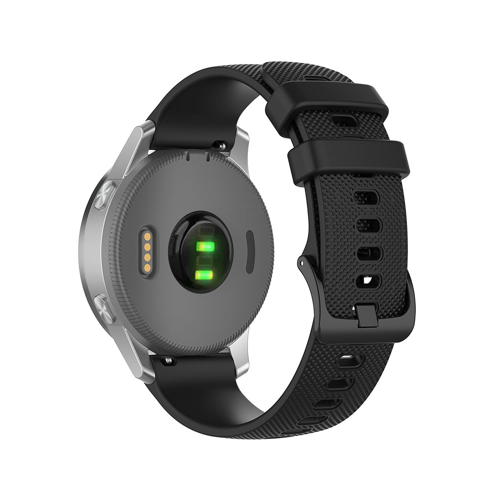 Techsuit W006 remienok pre Huawei Watch / Garmin Watch Series, 18mm, čierny