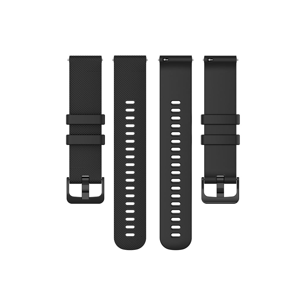 Techsuit W006 remienok pre Huawei Watch / Garmin Watch Series, 18mm, čierny