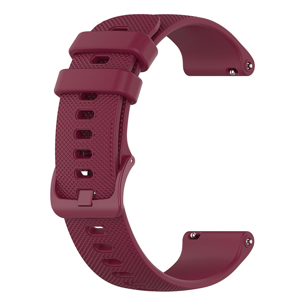 Techsuit W006 remienok pre Huawei Watch / Garmin Watch Series, 18mm, Višňová