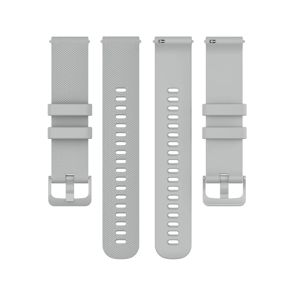 Techsuit W006 remienok pre Samsung Galaxy Watch / Huawei Watch Series, 20mm, Sivý