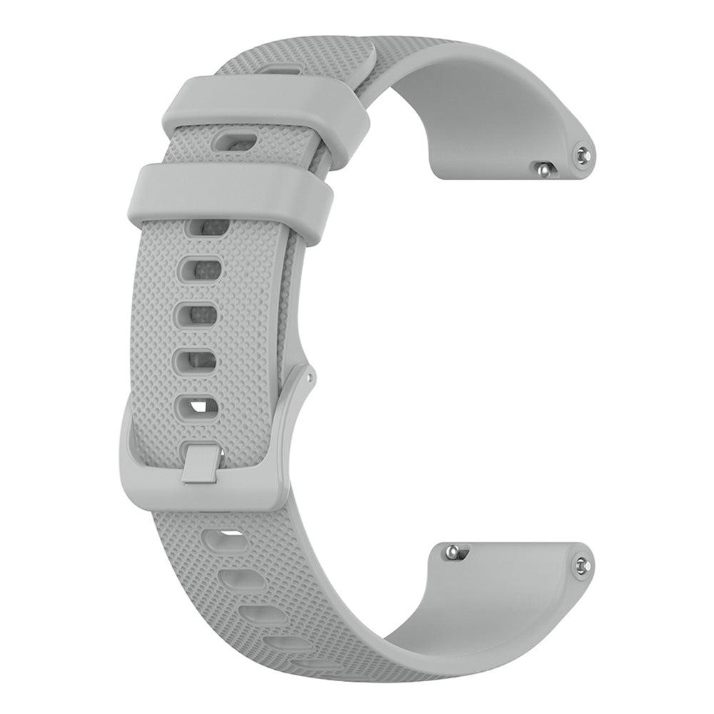 Techsuit W006 remienok pre Samsung Galaxy Watch / Huawei Watch Series, 20mm, Sivý