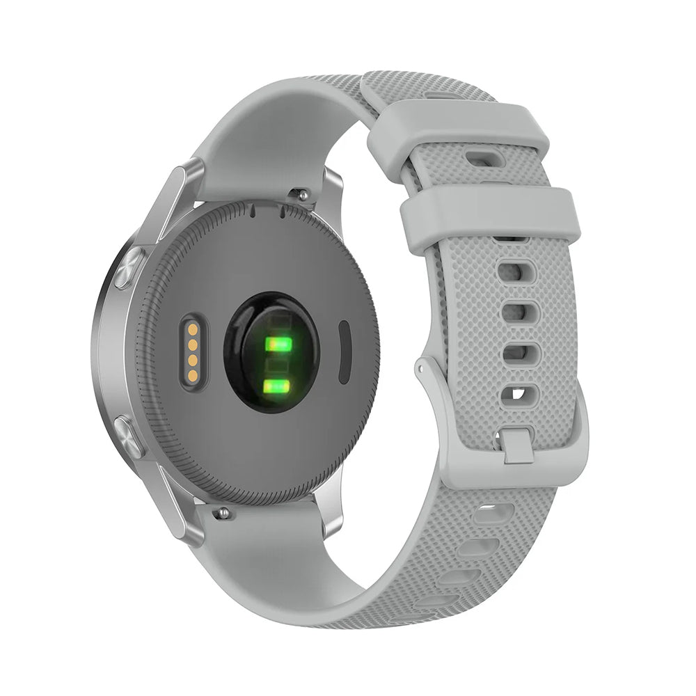 Techsuit W006 remienok pre Samsung Galaxy Watch / Huawei Watch Series, 20mm, Sivý