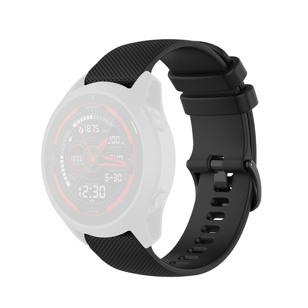 Techsuit W006 remienok pre Samsung Galaxy Watch / Huawei Watch Series, 22mm, Čierny