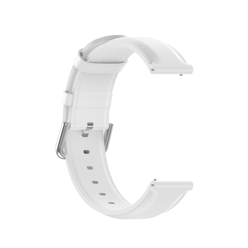 Techsuit W007PU remienok pre Samsung Galaxy Watch / Huawei Watch Series, 20mm, Biela