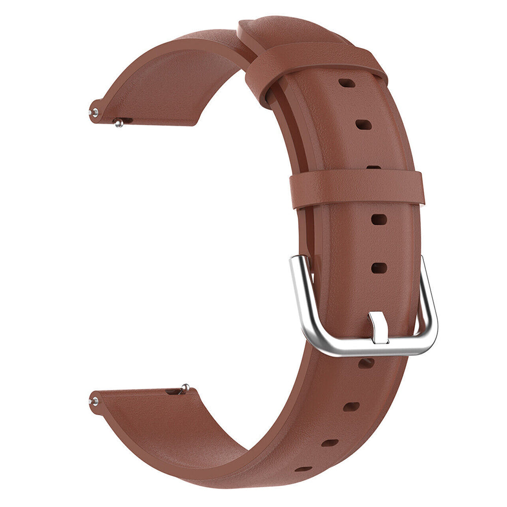 Techsuit W007PU remienok pre Samsung Galaxy Watch / Huawei Watch Series, Hnedý