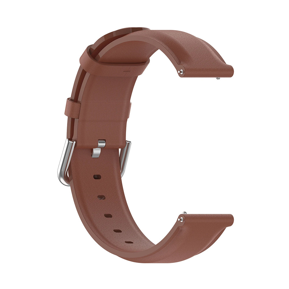 Techsuit W007PU remienok pre Samsung Galaxy Watch / Huawei Watch Series, Hnedý