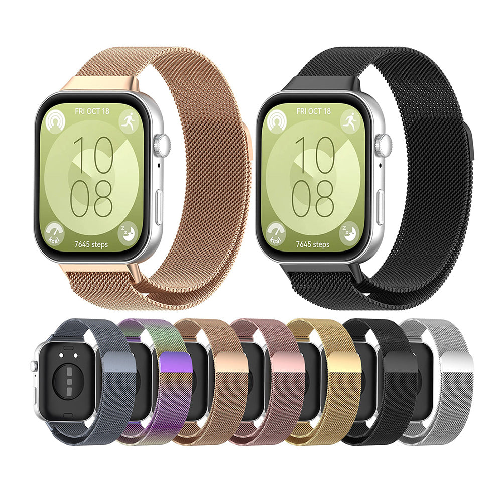 Techsuit W009 remienok pre Huawei Watch Fit 4 Pro / Fit 4 / Fit 3, Ružovo Zlatý