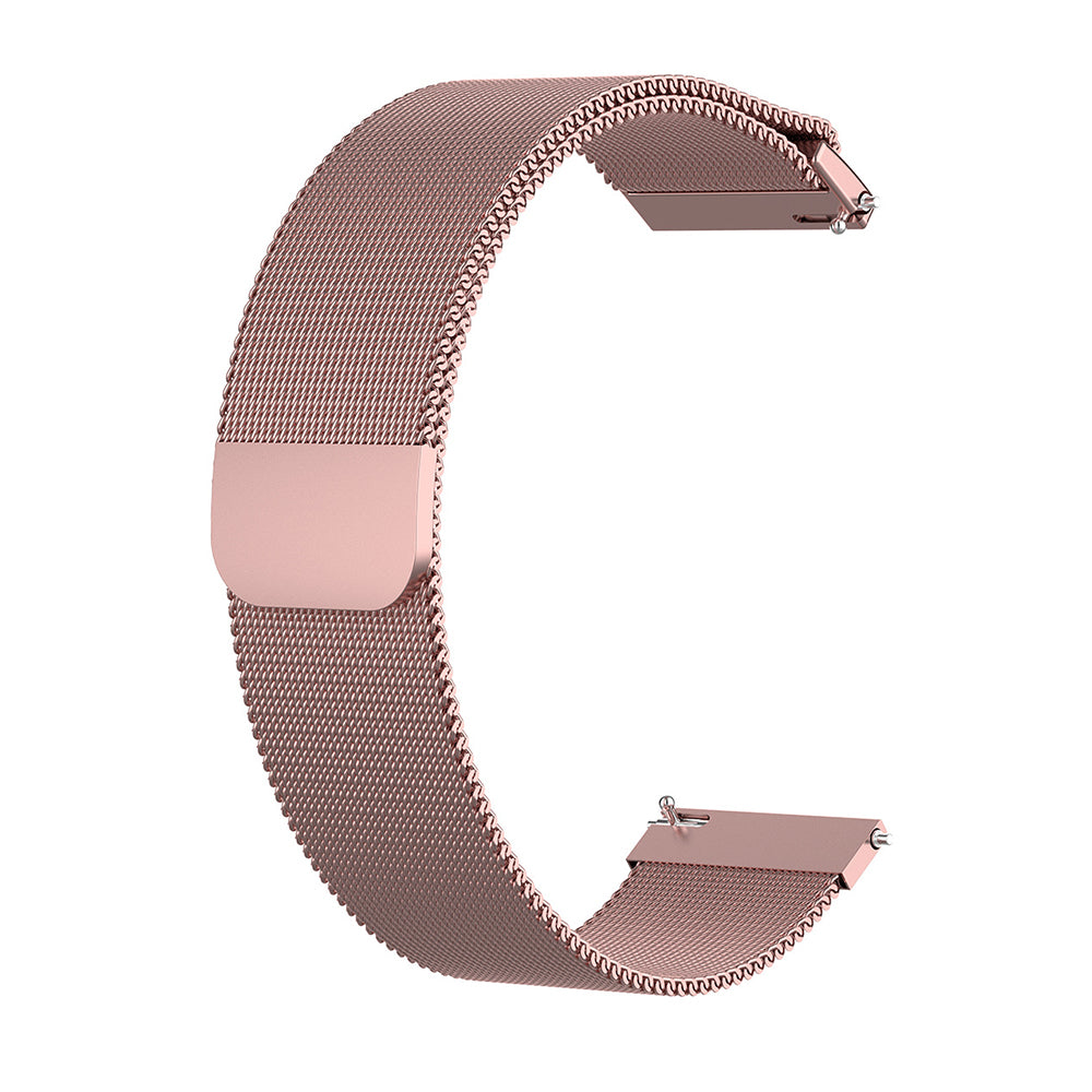 Techsuit W009 remienok pre Huawei Watch / Garmin Watch Series, 18mm, Ružové Zlato